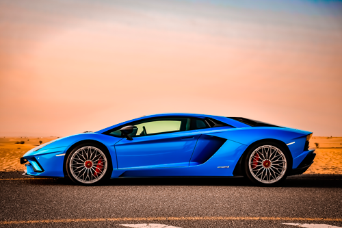 coche azul